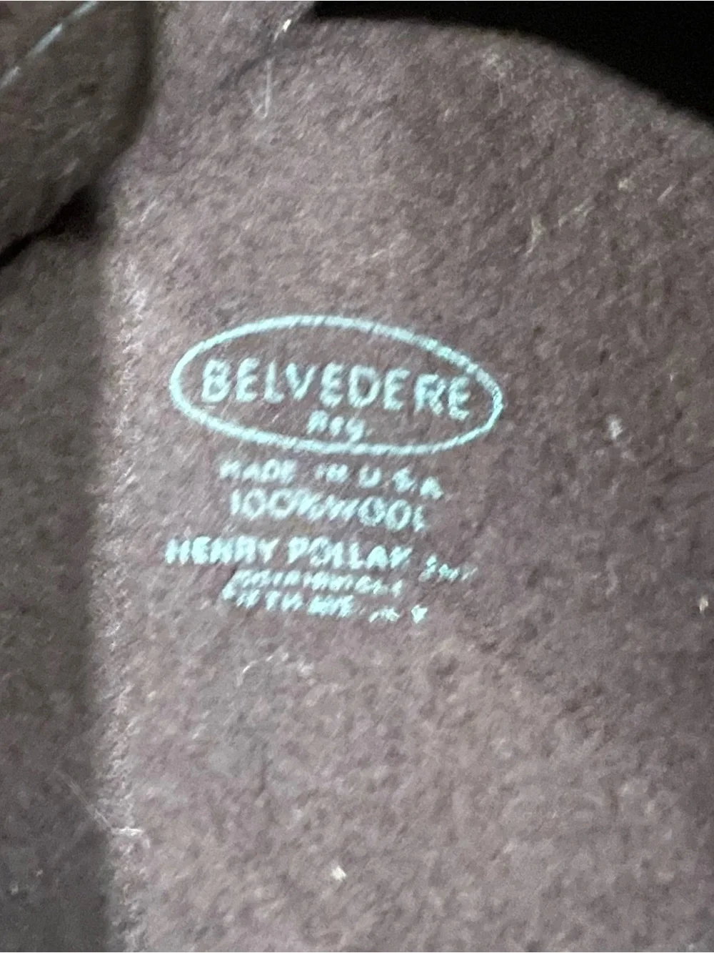 Vintage Belvedere Round Pillbox Hat in Brown